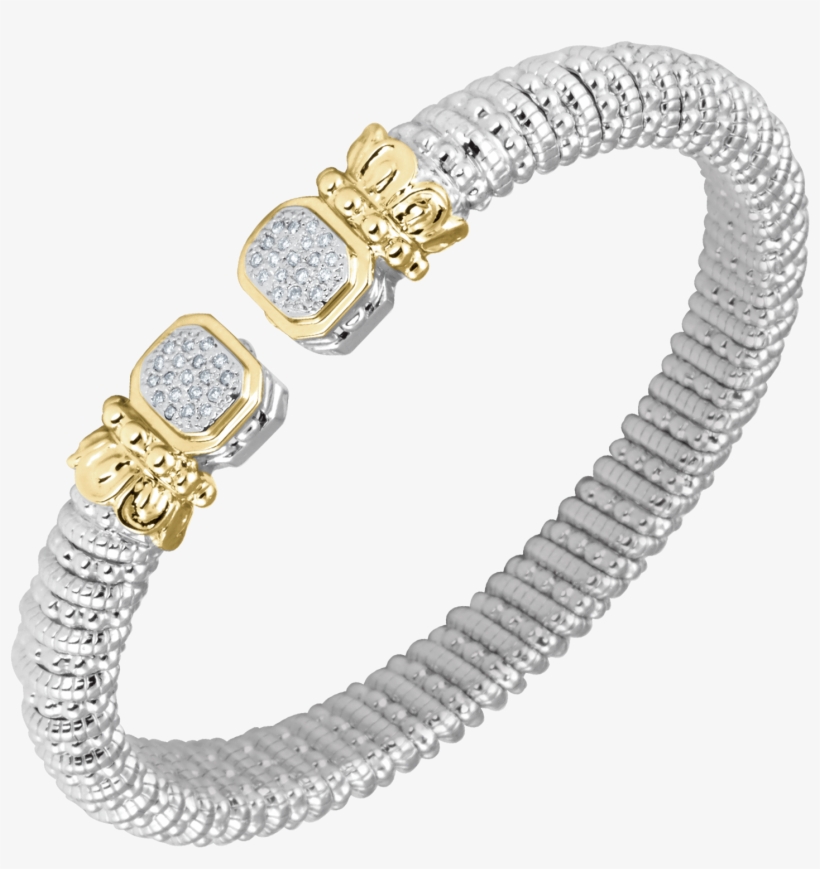 Gold Bangle Bracelet Design Images Sterling Silver - Diamond Bangle, transparent png #3673207