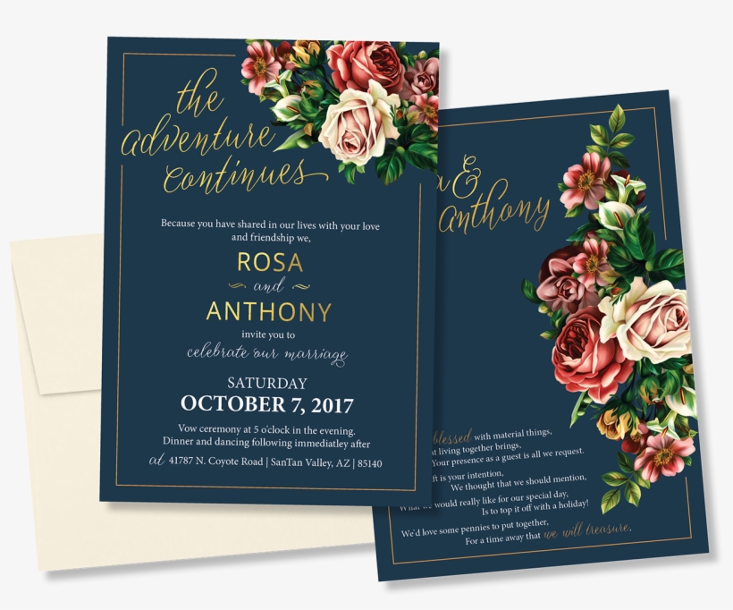 A Wedding Invitation - Bdactivewear Floral Robes For Bridal Party 11 Set -, transparent png #3673998