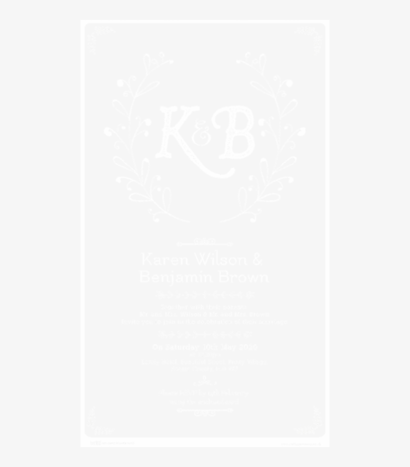 Invitation - Wedding Invitation, transparent png #3674054