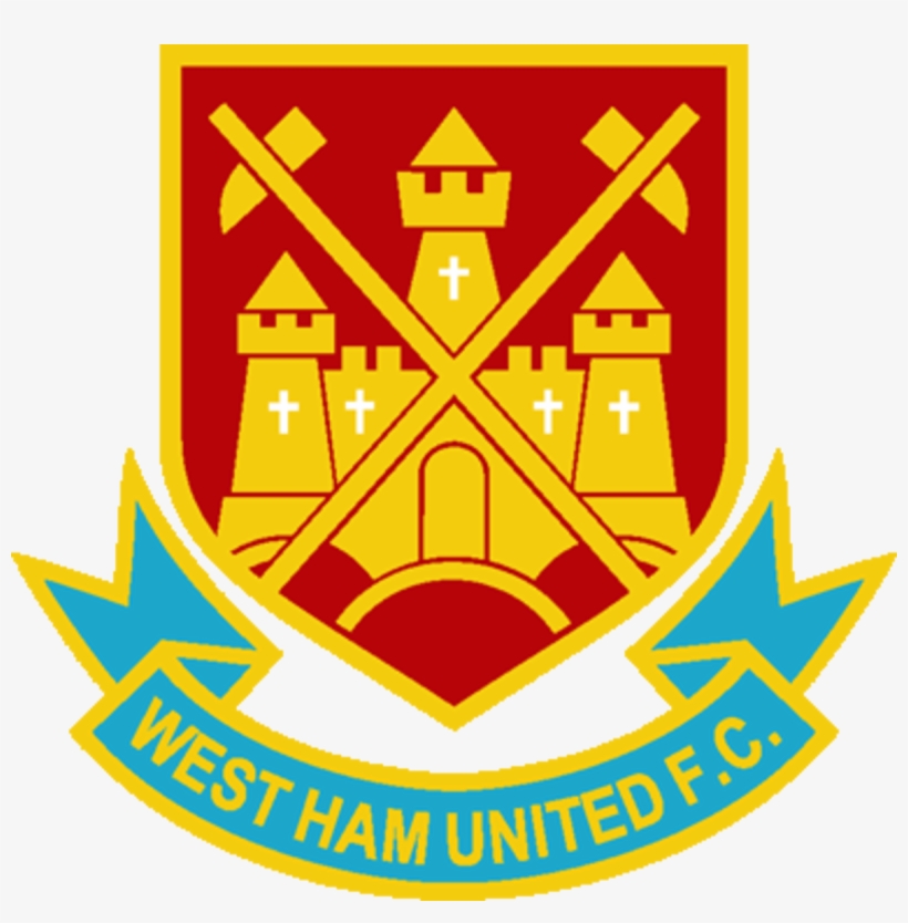 Westhampreviouslogo - Old West Ham Badge, transparent png #3674202