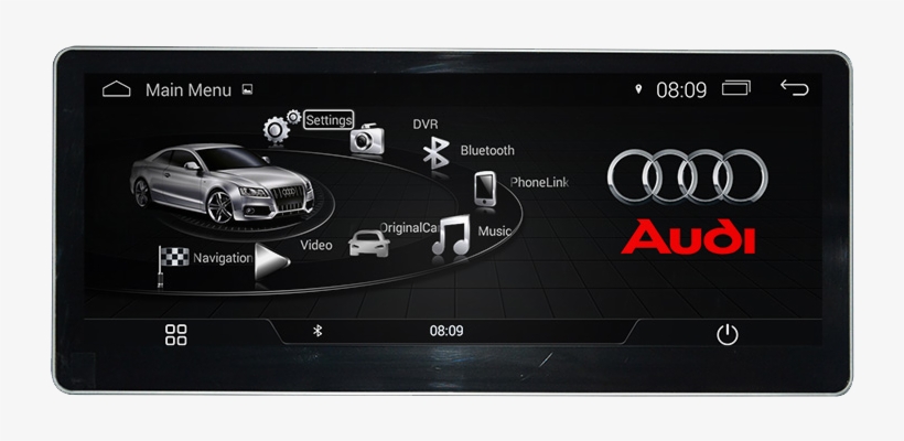 Gps Android Quad Core Audi A6 C6 / Q7 10,25 Screen - Audi A4 B8 Android Radio, transparent png #3674511
