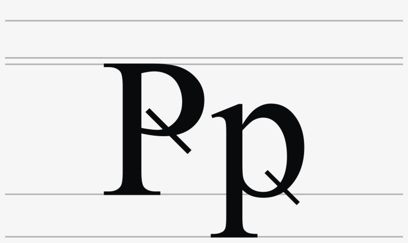 Cyrillic Letter Er With Tick - English Alphabet, transparent png #3674581