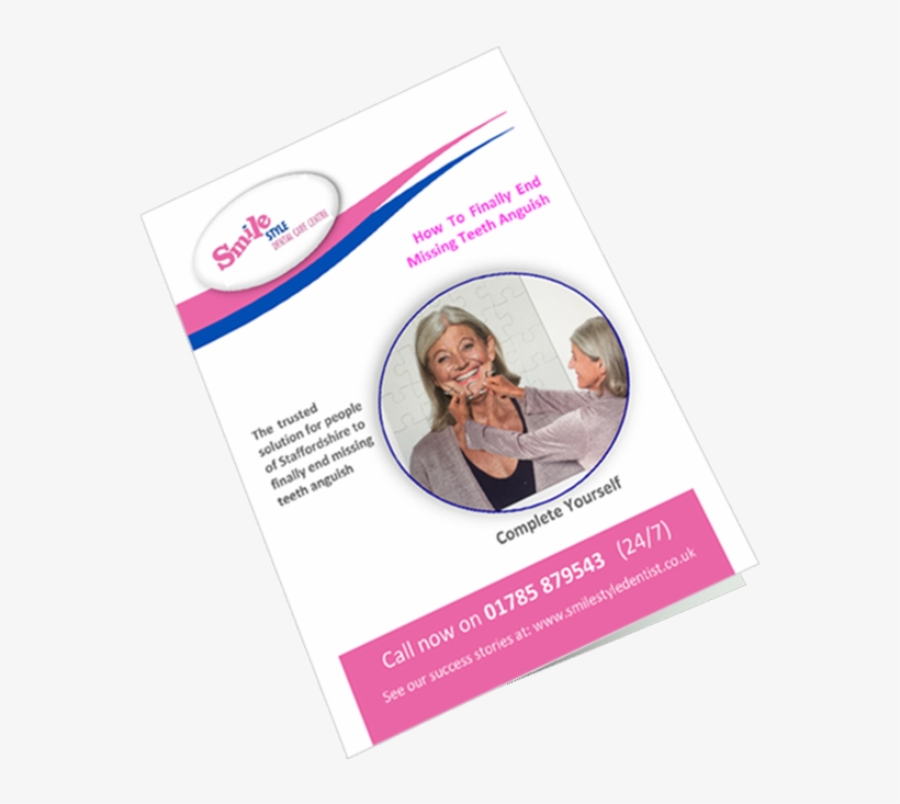 Get Your Free Guide To Dental Implants Here - Smile Style, transparent png #3674694
