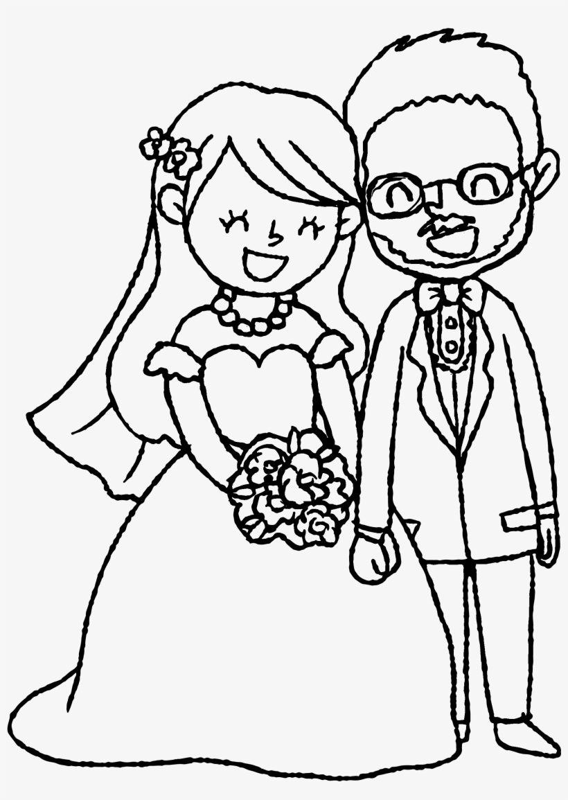 Wedding Design - Marriage Drawing, transparent png #3675306