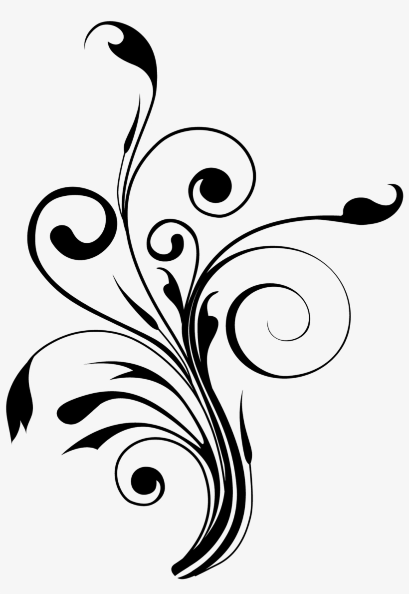 White Flower Vector Png - Flower Wall Mural - Yellow & Black, transparent png #3675908