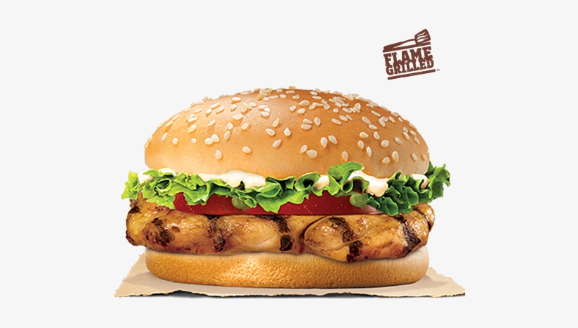That's 'cos We Made Sure To Flame-grill The Chicken - Kupon Burger King Malaysia, transparent png #3676029