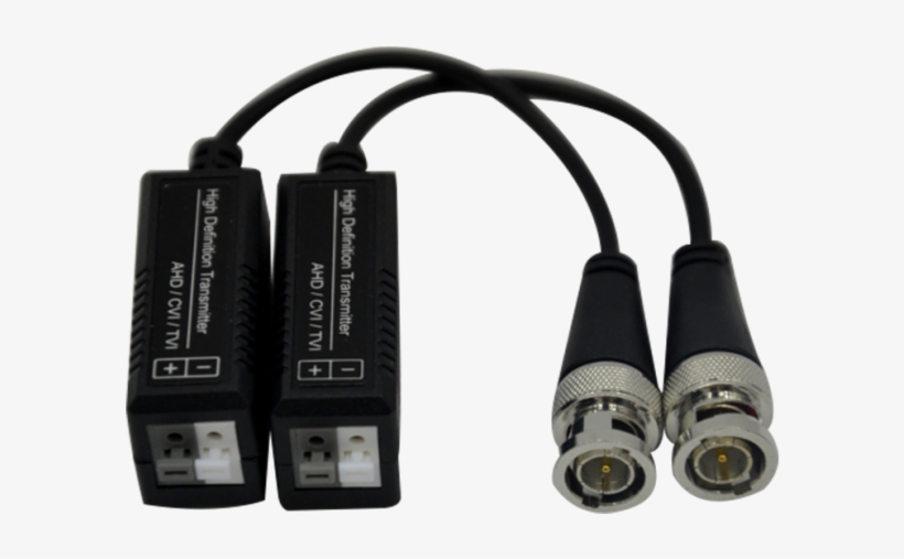 1 Ch Pigtail Hd Passive Video Balun - Video Balun Hd, transparent png #3676087