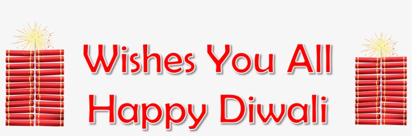 Wishes You All Happy Diwali Png Image Background - Portable Network Graphics, transparent png #3676178