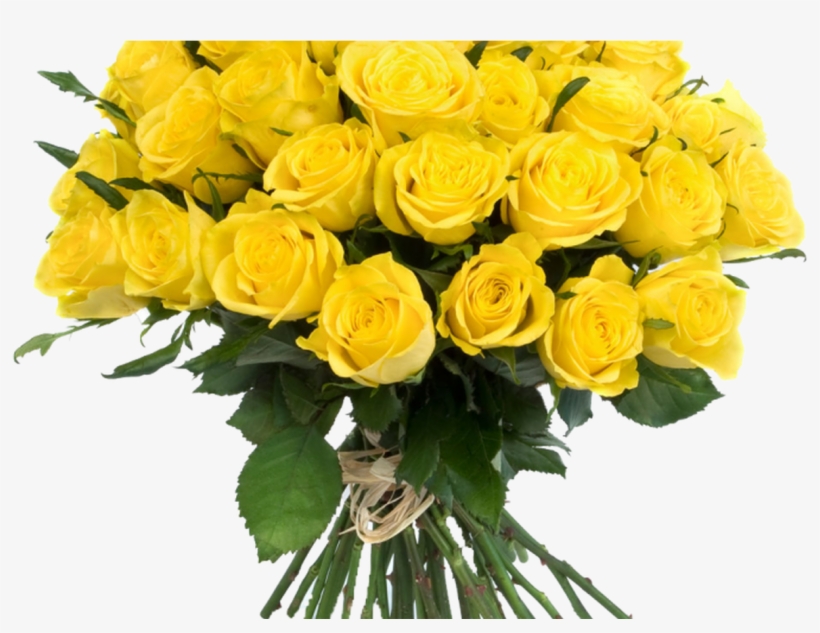 Yellow Flowers Bouquet Transparent Png Png Mart - Beautiful Yellow Roses Bunch, transparent png #3676258