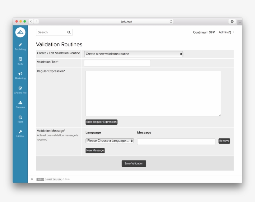 Upon Doing So, You Will Be Presented With An Interface - Jadu Forms, transparent png #3676678