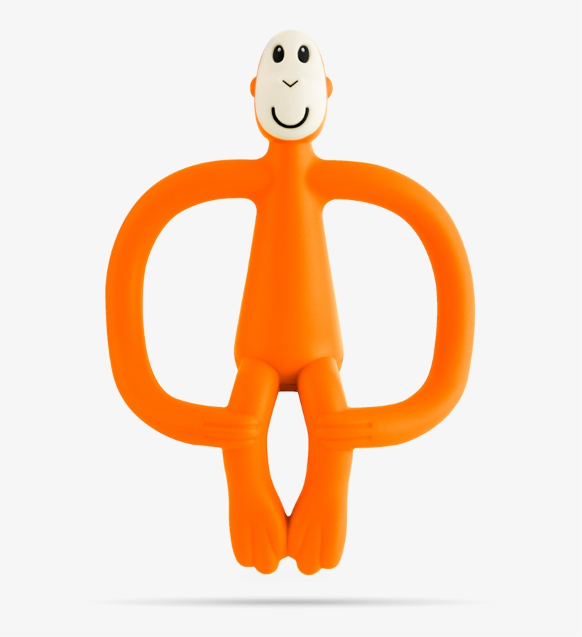 Orange Monkey Teething Toy - Matchstick Monkey Green, transparent png #3677659