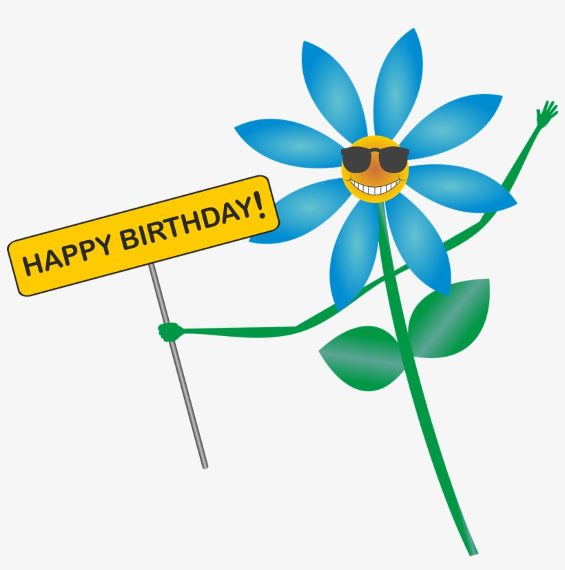 Happy Birthday Birthday Greeting - Blomster Gratulerer Med Dagen, transparent png #3677660