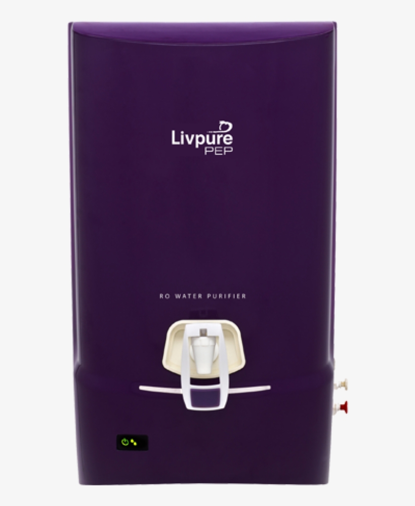 Livpure Pep Ro Water Purifier - Livpure Pep Plus 7l Uv + Ro Water Purifier (purple), transparent png #3677747
