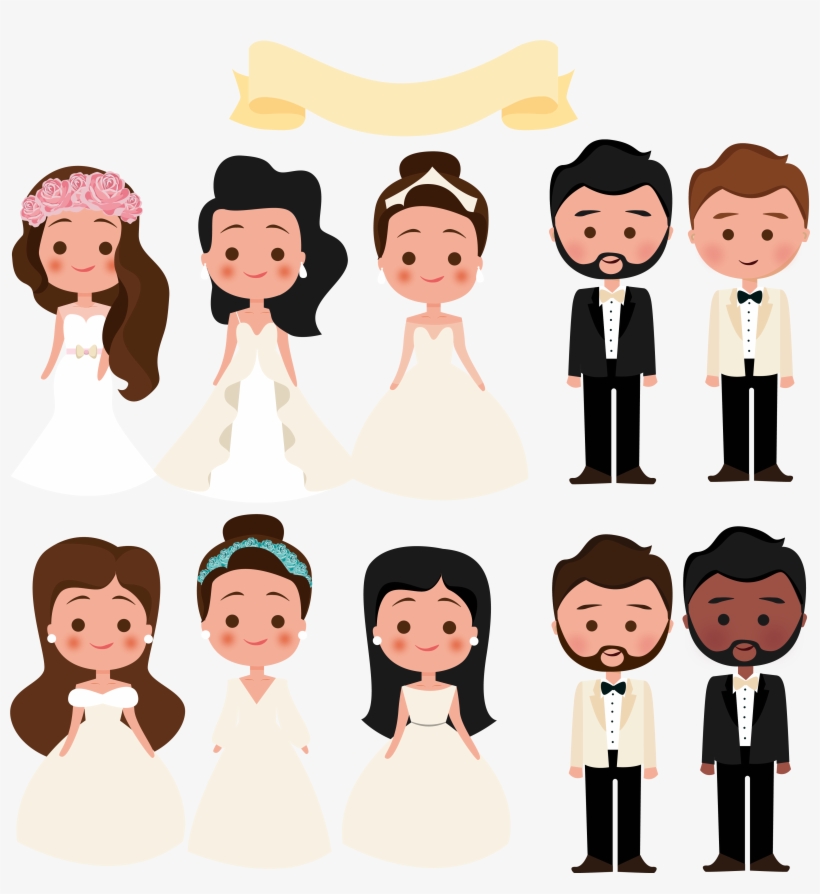 Invitation Euclidean Vector Bride Engagement Dress - Desenho Noiva Vetor, transparent png #3678101