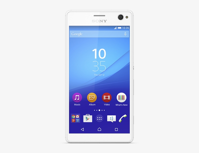 White Sony Xperia C4 Image - Sony Xperia C4 Png, transparent png #3678183