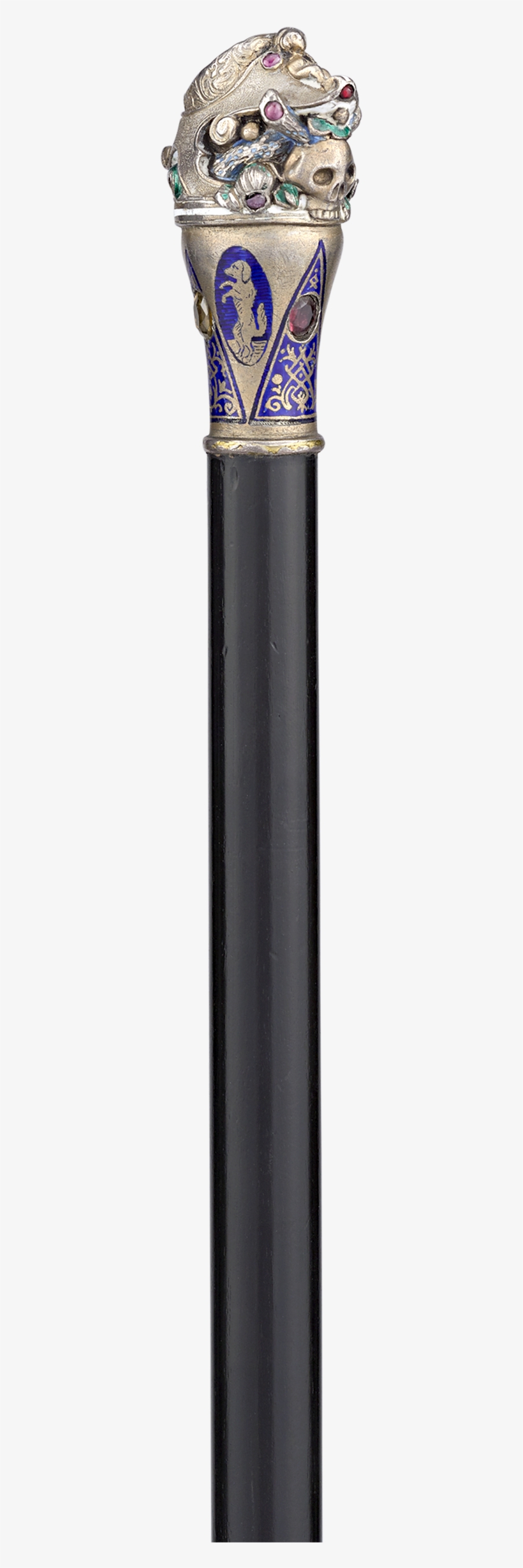 Bejeweled Skull Cane - Marking Tools, transparent png #3678409