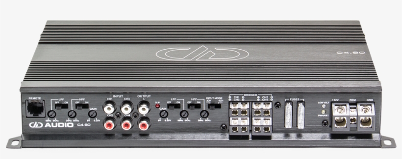 C4-60 4 Channel Speaker Amplifier - Electronic Component, transparent png #3679015