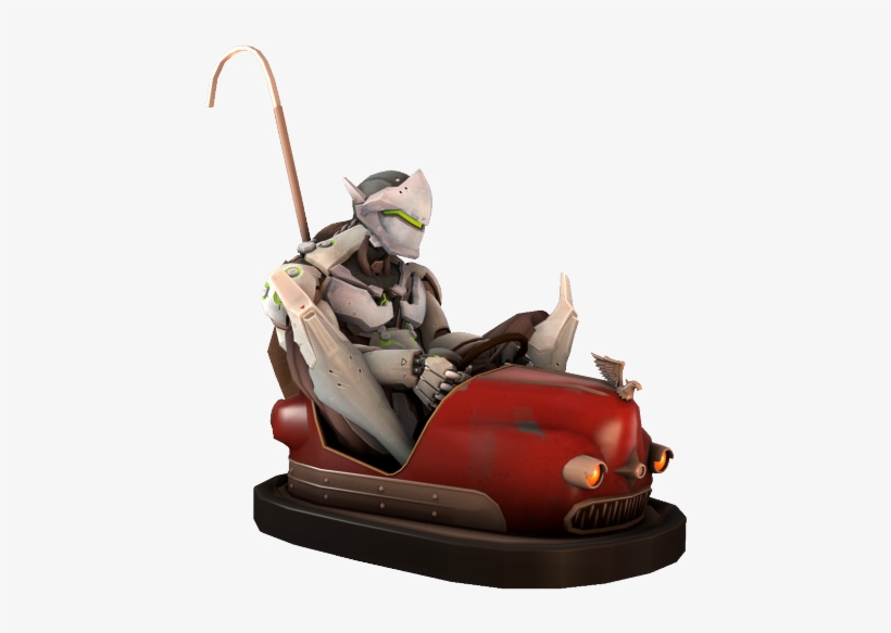 Genji In A Bumper Car - Figurine, transparent png #3679113