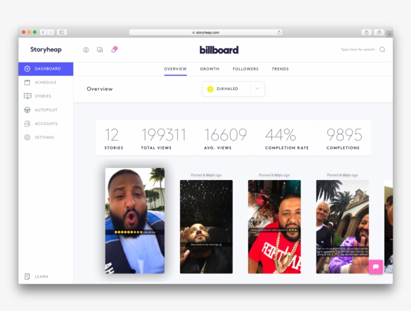 Storyheap's Main Dashboard - Billboard, transparent png #3679290