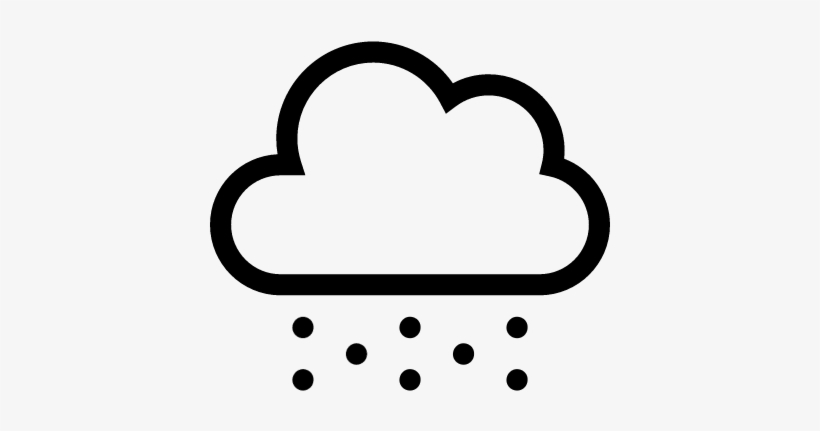 Hail Vector - Icono De Nube Png, transparent png #3679354