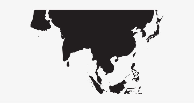 Asia Map China - Asia Pacific Gray Map - Free Transparent PNG Download ...
