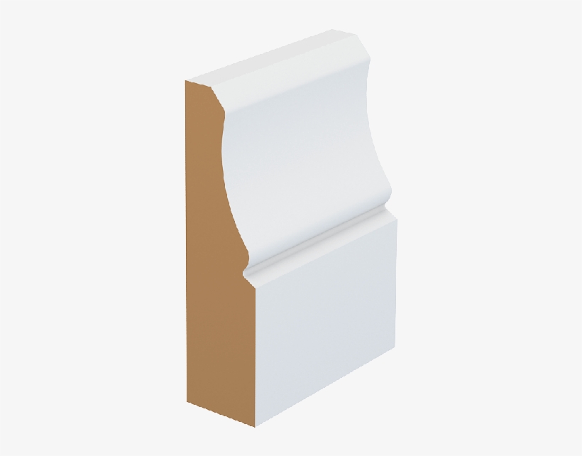 C4 Colonial Skirting Board Architrave - Australian Lambs Tongue Skirting, transparent png #3679383