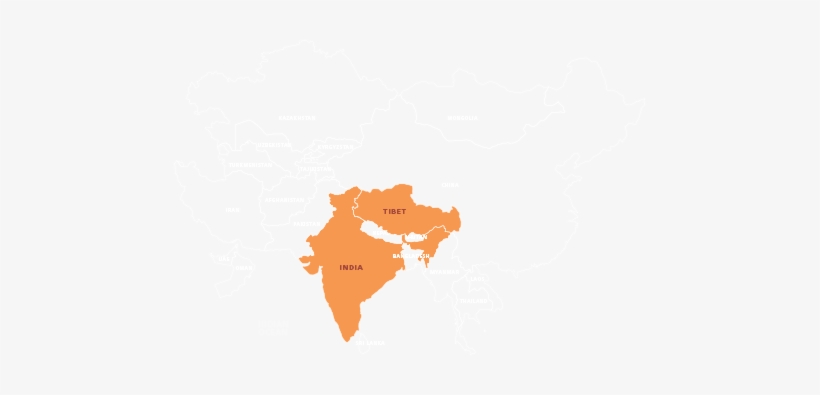 Odyssey Online South Asia Provides Students A Way To - Map Of India, transparent png #3679497