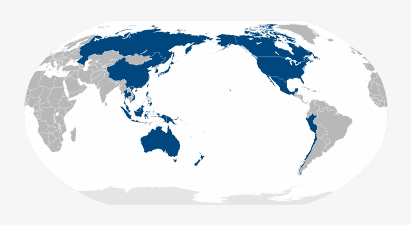 Apec Map Asia Pacific - Apec Member Countries, transparent png #3679566