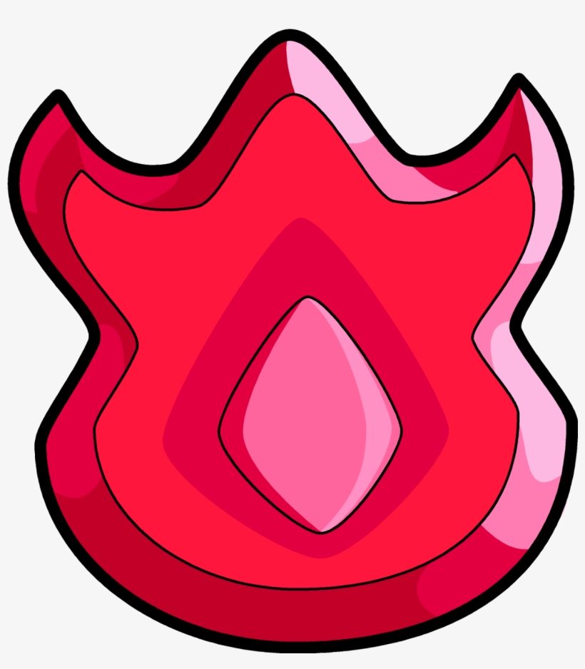 Volcano Badge - Fire Badge Pokemon, transparent png #3679612