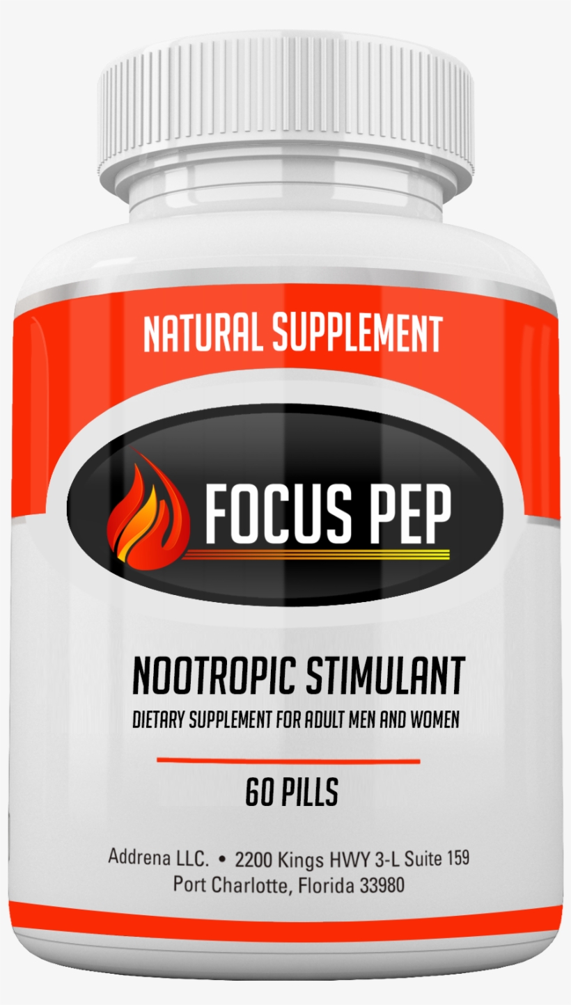 Addrena Focus Pep- Over The Counter Stimulants To Speed - #1 Recommended Blood Sugar Support, transparent png #3679659