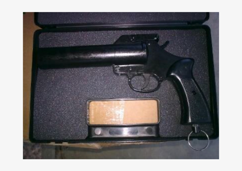 Caliber 4 Flare Gun - Revolver, transparent png #3679769