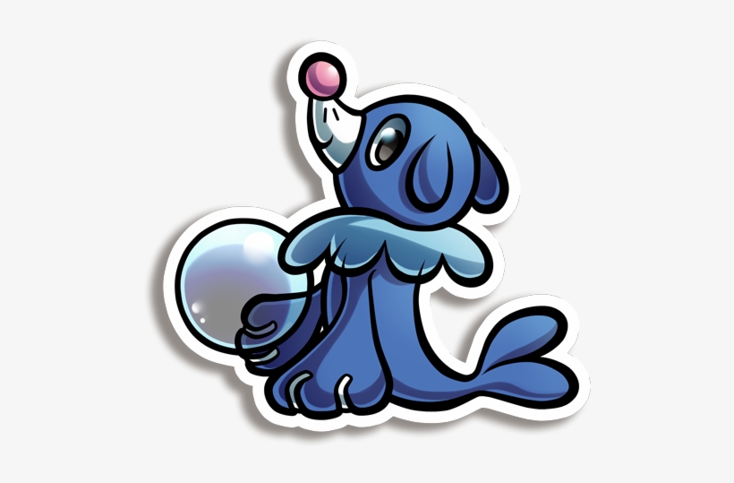 Popplio Vinyl Sticker - Sticker, transparent png #3680004