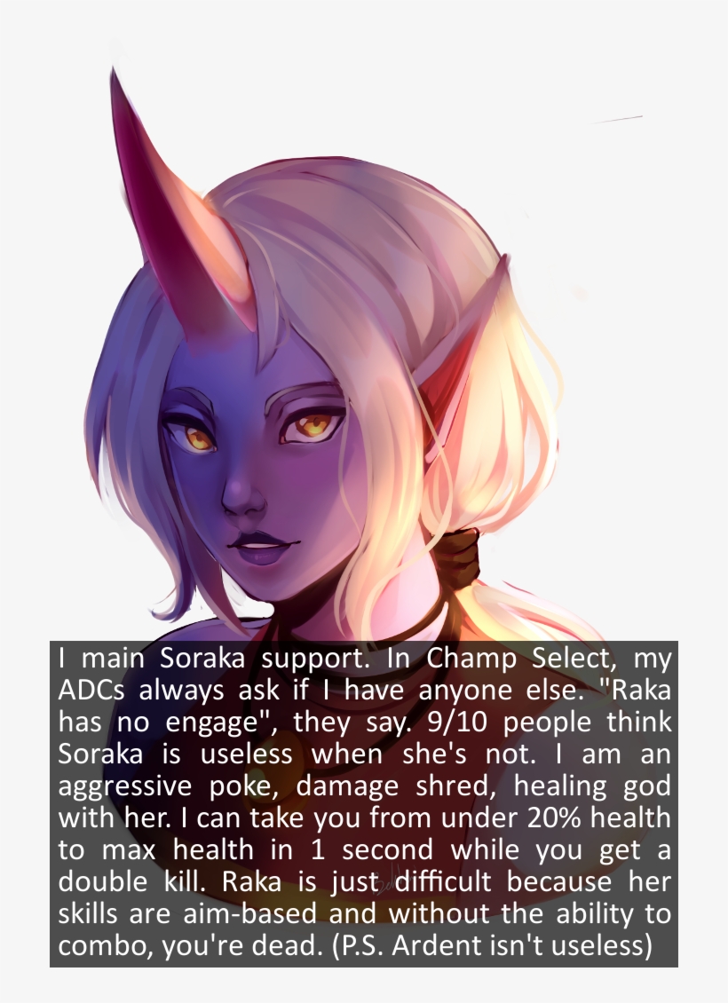 I Main Soraka Support - God, transparent png #3680026