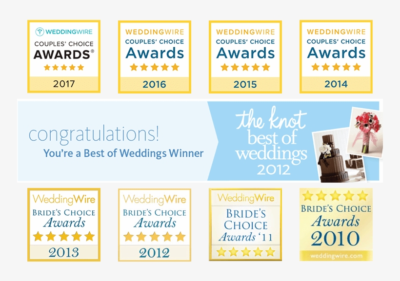 Award Winning Wedding Djs - Knot Best Of Weddings, transparent png #3680107