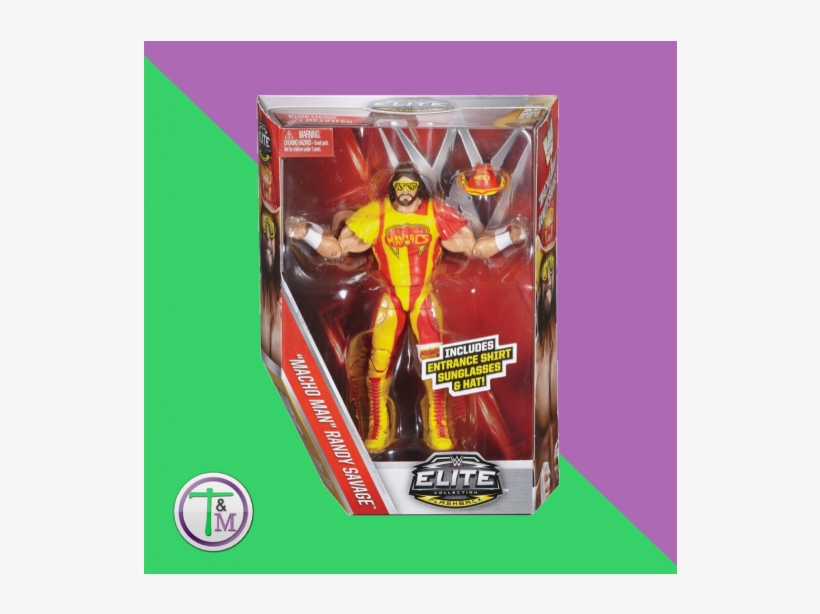 "macho Man" Randy Savage Elite - Wwe Elite Macho Man Randy Savage Figure, transparent png #3680190