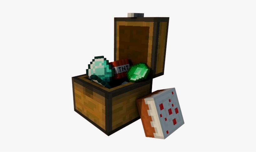 Whate Is It It Is A Lootcrate - Minecraft Chest Png, transparent png #3680224