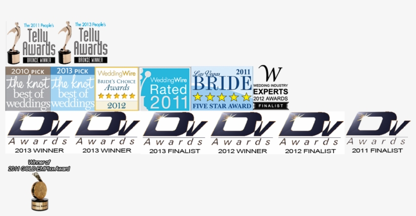 Awards Badges Videographer Awards Logo - Knot Best Of Weddings 2010, transparent png #3680253