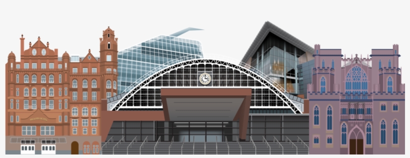 Mcr Central Montage 02 - Portable Network Graphics, transparent png #3680333