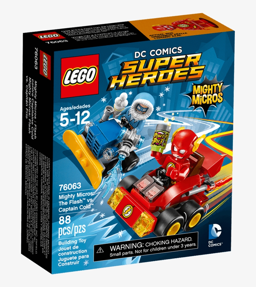 76063 Mighty Micros - Dc Comics Flash Lego, transparent png #3680550