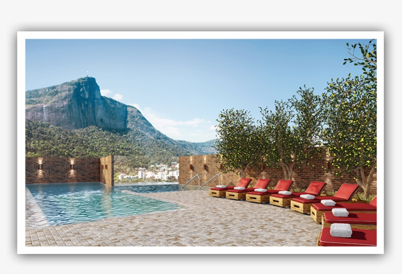 Artsy Leblon Residence Apartamentos 2 Quartos Suite - Cliff, transparent png #3680899