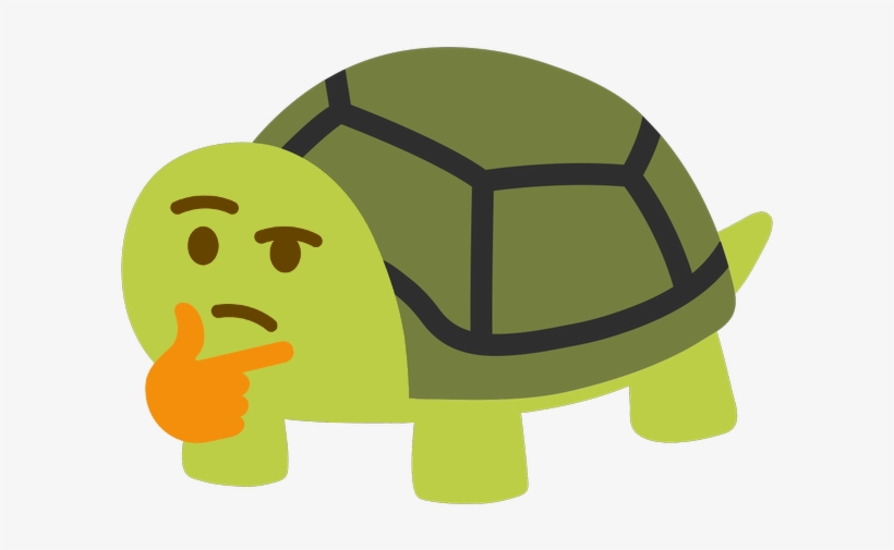 Thinker , - Android Turtle Emoji, transparent png #3681054