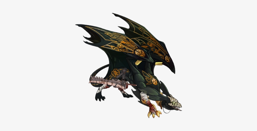 15607072 350 - Tribal Gold Dragon, transparent png #3681085