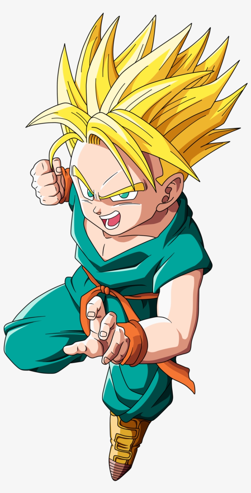 Ss Kid Trunks - Kid Trunks Super Saiyan, transparent png #3681243