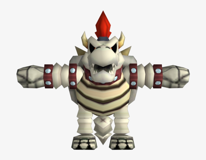 Download Zip Archive - Dry Bowser Mario, transparent png #3681322