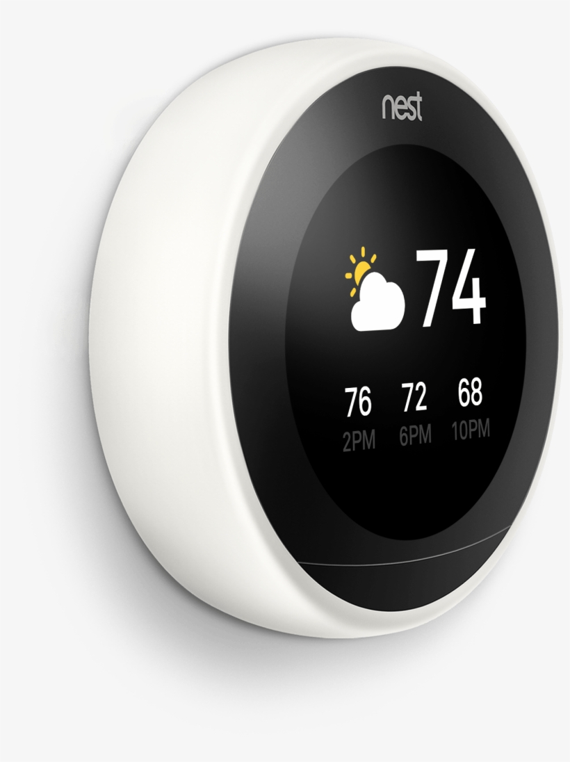 Nest Learning Thermostat - Nest Learning Thermostat 3rd Generation - White T3020gb., transparent png #3681784