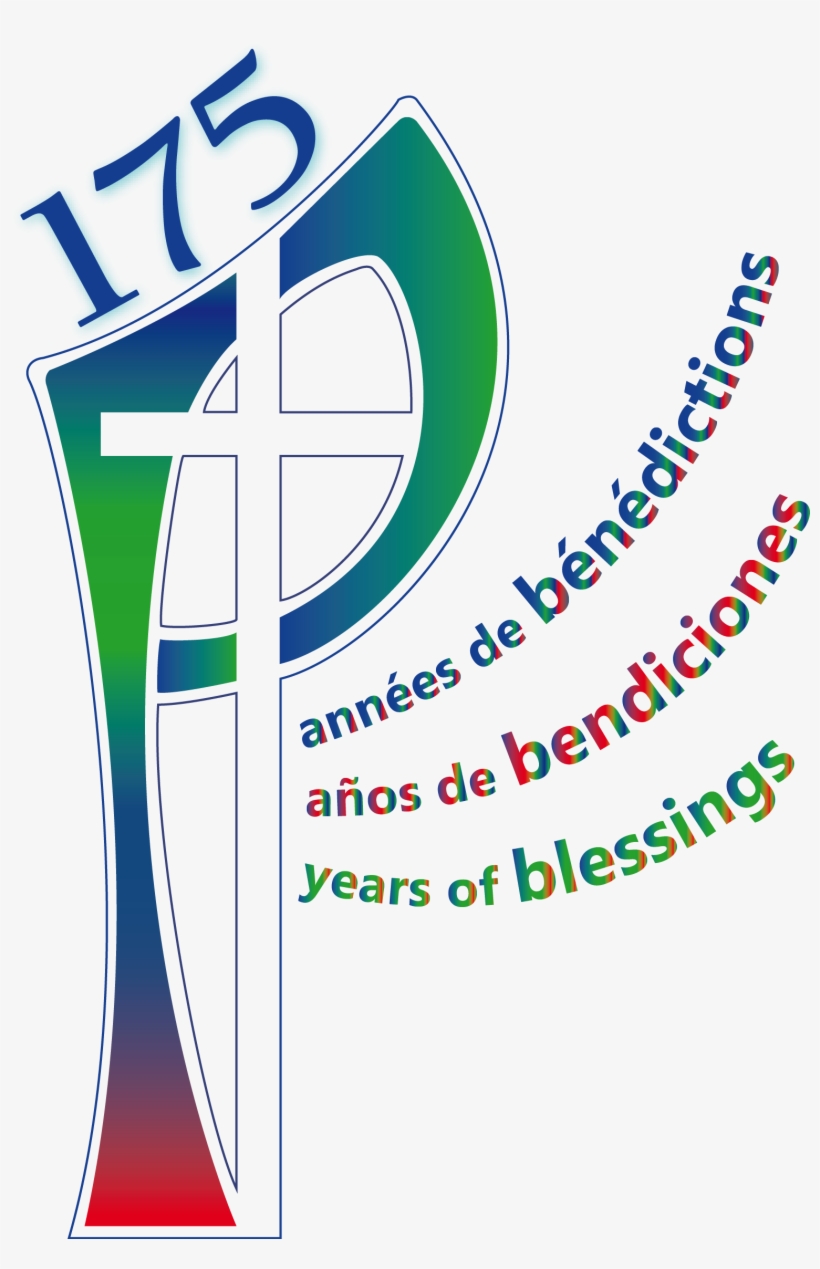 The Logo For The 175 Years Places The Number 175 Above - Hermanas De La Providencia 175 Años, transparent png #3681924