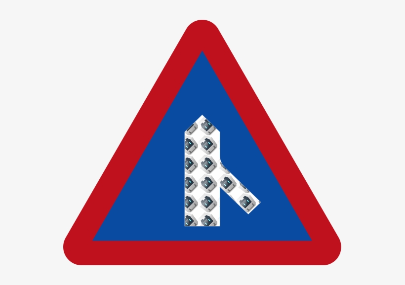 Cross-platform Cordova App Development With Merges - Round About Ahead, transparent png #3682022