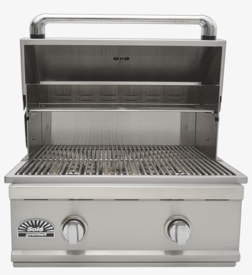 Front Side, Open - Sole 26 Inch Luxury Tr Natural Gas Grill, transparent png #3682129