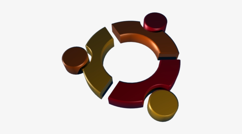 Logo1 , Logo2 - Ubuntu Logo 3d Png, transparent png #3682130