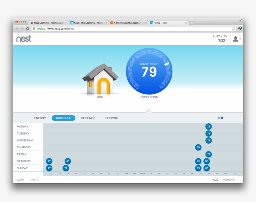 You - Nest Learning Thermostat, transparent png #3682253
